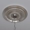 Ekena Millwork Cole PVC Ceiling Medallion (Fits Canopies up to 6"), Bright Coat Chrome, 22"OD x 3 1/2"ID x 1"P CMP22COBCR - alternate 7